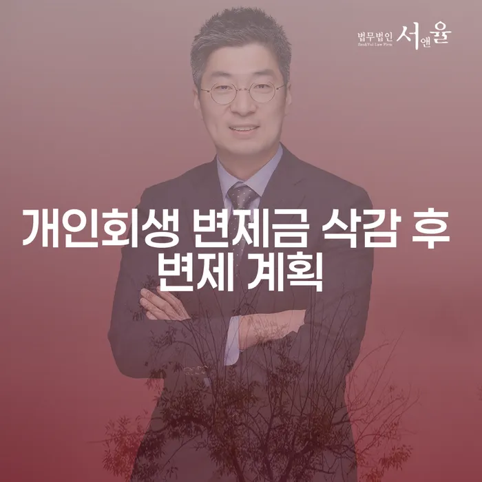 개인회생 변제금 삭감 후 변제 계획, 어떻게 해야 할까요?